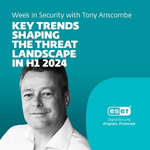 3 comments |  Check out the key trends and developments that defined the cybersecurity landscape for the past 6 months. Discover the ESET Threat Report H1 2024!  From the top cybersecurity trends, and threat categories to bad actor techniques. Watch the video and read the full report! #ProgressProtected | ESET | Facebook