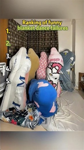 Ranking of funny blanket dance failures.#funny#foryou