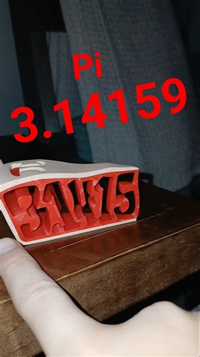 3d printed pi pie 3.14159 #3dprinting #cool #3dprinted #bambulab #asapscience #3dprint #diy