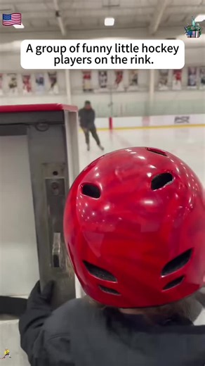 Funny little hockey players 🤣🥰🏑🥅⛸️ #hockey #kidsoftiktok #funny #cute #adorable