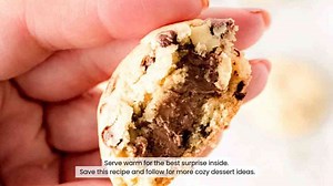 Nutella stuffed cookies