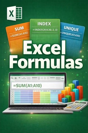 Basic to Advanced Excel Formulas 🔥 Must Know for Jobs | Excel Tips #excel #excelformulas