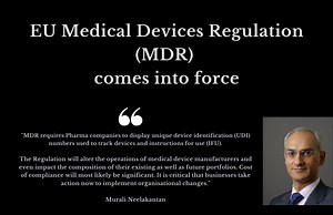 EU Medical Devices Regulation (MDR) comes into force