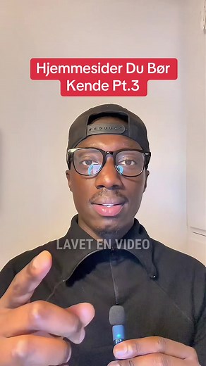Jeg har fundet 3 fantastiske hjemmesider som du absolut bør kende! Følg mig for flere tips!🤓