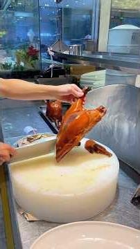 Delicious 😋 Roasted Goose 🪿 Cutting Prep 🔪🔥 #usa #foryou #shorts