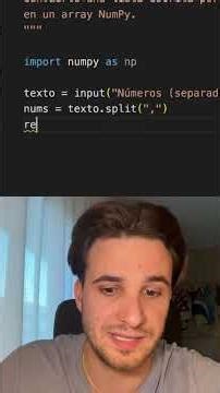 🧾 De TEXTO a NumPy en segundos (nivel PRO) #Python
