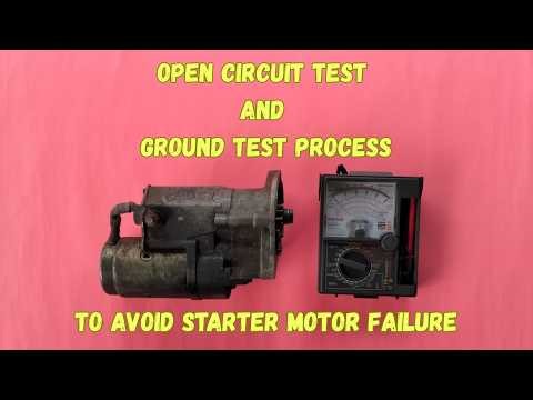 MAZDA BONGO II STARTER MOTOR Servicing