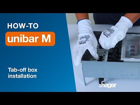unibar m How-to videos. Part 2 – Tap off box installation