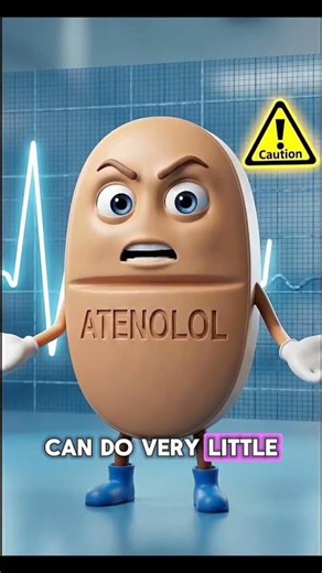⚠️ Never stop Atenolol suddenly without your doctor's advice. #atenolol #MedicineFacts #HealthTips