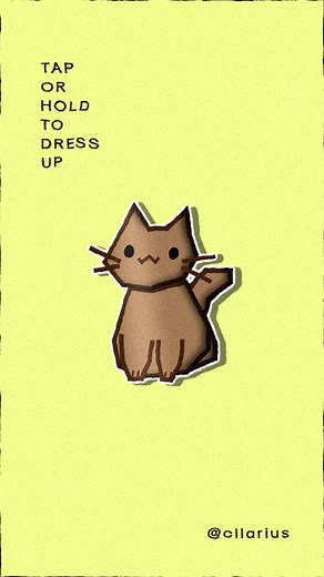 Dress up cat. . . . . . . #animation #art #artist #cat #catsoftiktok