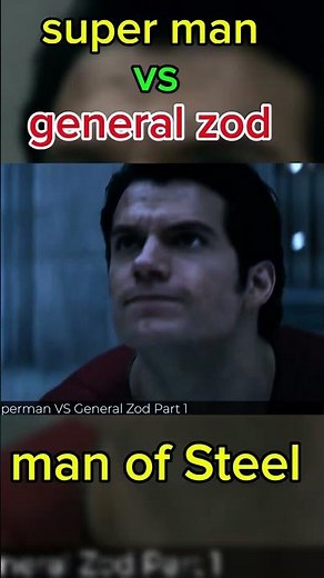 Super man vs general zod fight scene] man of steel#edit