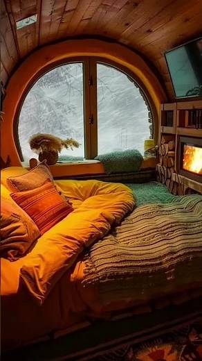 SNOWSTORM OUTSIDE, COZY BED INSIDE ❄🔥🛏