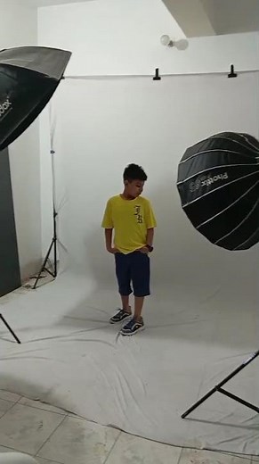 Model media agency photoshoot