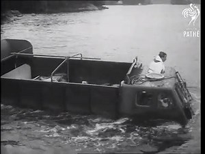 News reel showing the Alvis Stalwart vehicle during amphibious tests, 1962. | Sirocco Military Gear and Equipment