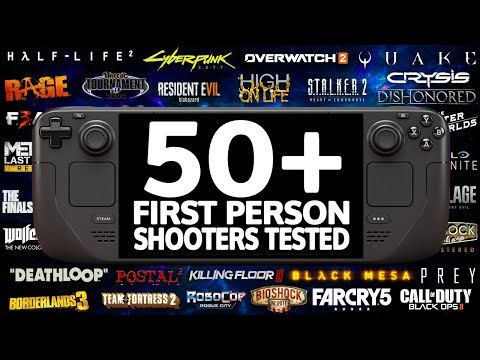 50+ First Person Shooter Games On Steam Deck: Full Performance Test In 2026