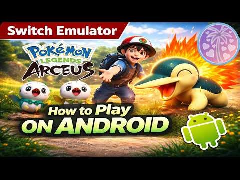 How to Play Pokemon Legends Arceus on Android 🔥 Switch Emulator Gameplay