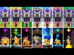 All New Super Mario Bros. 2 Koopaling Castles Recreated in Super Mario Maker 2