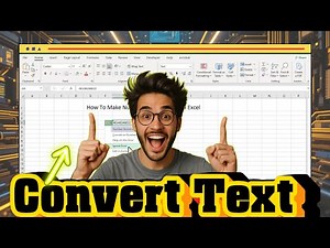 How To Make Number Stored As Text In Excel - Quick Tutorial