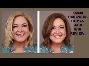 BUDGET FRIENDLY EUROPEAN HUMAN HAIR!! Emma Hairpiece wig review in TWO COLORS!