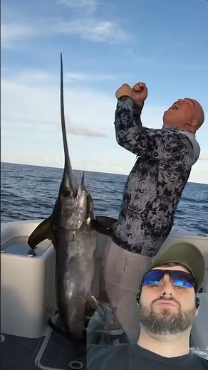 When swordfish fights back swordfish fishing