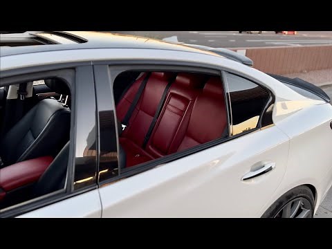 Infiniti Q50 Red Interior - How to dye & seal leather