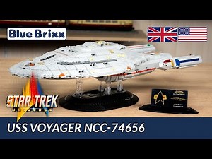 Star Trek USS Voyager NCC-74656 - our BlueBrixx-Pro display model with secret features!