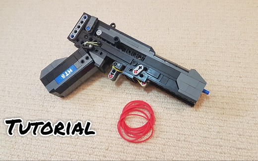 Lego Select-fire rubberband gun [Semi/Full-auto] - Tutorial/instruction Full教程