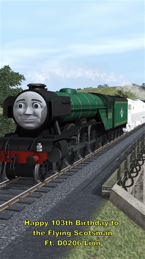 Happy 103th Birthday to the Flying Scotsman #trainz22 #flyingscotsman