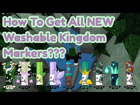 How To Get ALL 9 NEW Washable Kingdom Markers In Find The Markers Roblox 2025