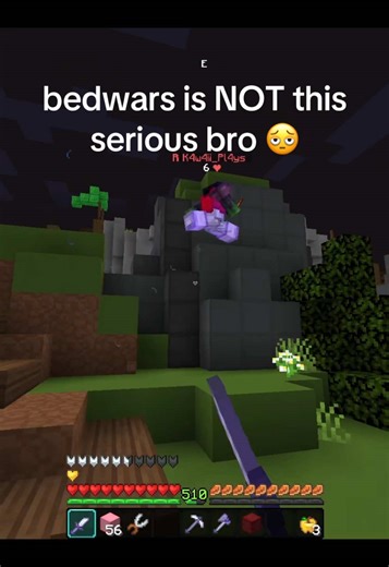 Anything but actually fighting me 😭🙏 #minecraft #hypixel #bedwars #funny #fyp