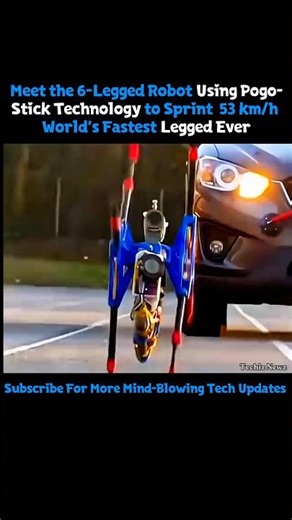 Meet 6-Legged Super Fast Robot Uses Ping-Pong Stick 🔥 #6-leggedrobot #sixleggedrobot #pingpong
