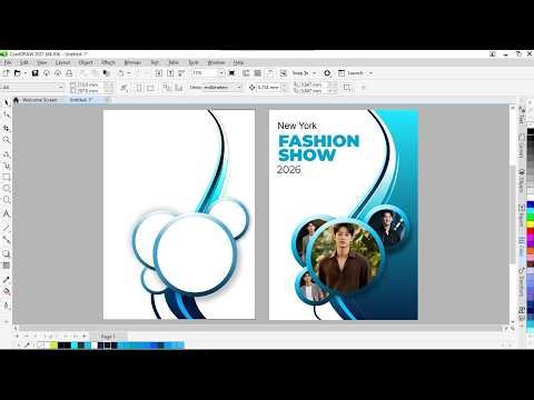 Amazing Fashion Poster Design in CorelDRAW 2021 (Easy 2026)”