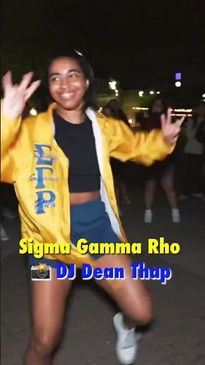 📸 Sigma Gamma Rho 💙💛🐩 Supporting 🤎🤍 Lambdas #sigmagammarho #sgrho #sgrho1922 #nphc #greeklife