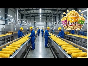 How Popcorn Is Made in a Modern Factory: Full Process FACTORY TOUR
