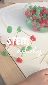 Gumdrop STEM towers 🍬🎄 add some toothpicks and a bowl of gumdrops and see what the kids can create! A fun festive activity this Christmas break 🎁 Follow @bymelissakate for more fun! #kidsactivities #momsofinstagram #momhack #christmasactivities #indooractivities #activitiesforkids #boymom #preschoolactivities #stem #stemeducation | By Melissa Kate