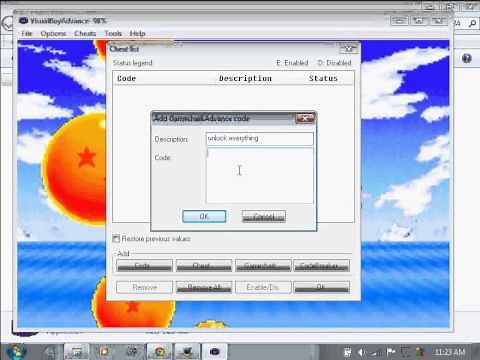 Dragon Ball Z SuperSonic Warriors Cheat GBA Gameshark