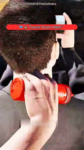 The Bird Poop Scam: Tourists Beware! #shorts