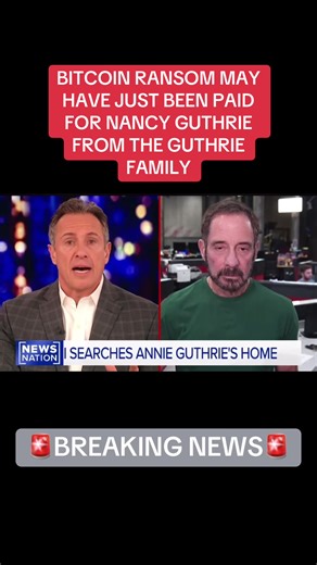 Bitcoin activity has been reported to the crypto wallet listed in the ransom note recieved by TMZ in the Nancy Guthrie Kidnapping. Did the family make a mistake or will this payment return their mother? #breakingnews #nancyguthrie #ransom #bitcoin #fyp