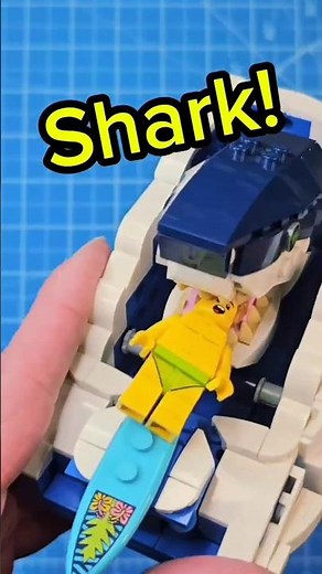 I built the World's First Portable LEGO Shark Attack