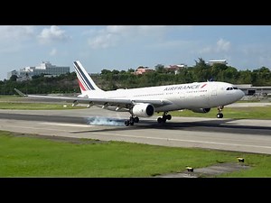 St Maarten Princess Juliana arrivals & departures, touchdown location. SXM Planespotting in 4K 2
