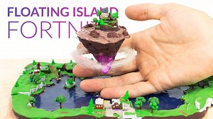 Floating island & Loot Lake (Fortnite Battle Royale) – polymer clay tutorial