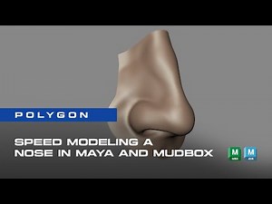 Speed Modeling a Human Nose in Maya and Mudbox