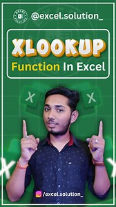 XLOOKUP Function In Excel 🤯 #exceltricks #msexcel #exceltips #exceltipsandtricks #microsoftexcel #excelformulas #excelshortcuts #msoffice #spreadsheets #excelsolution | Excel.Solution