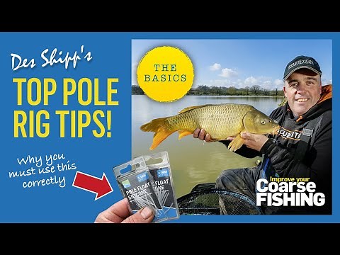 HOW TO use float silicone to tie the perfect pole fishing rig