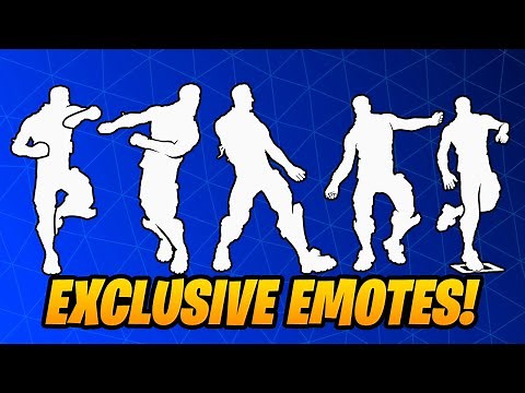 Showcasing EVERY Exclusive Emote in Fortnite History (Rare, Limited-Time, Collab & More!)