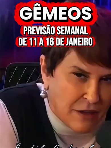 Previsões para Gêmeos de 11 a 16 de janeiro