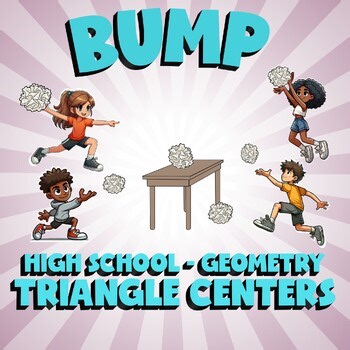 Triangle Centers BUMP Math Game - No Prep Geometry Review Activity
