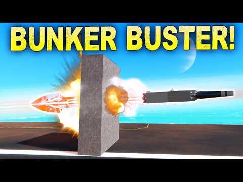 I Used Energy Swords to Make a BUNKER BUSTER!