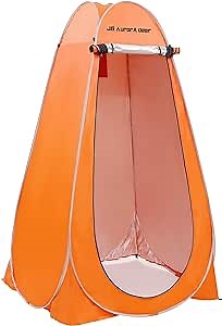 Pop Up Privacy Shower Tent Portable Tent Changing Room Camping Toilet Dressing Roomwith Window for Camping Beach Hiking Fishing with Carry Bag