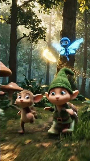 Pip & Bibi’s Glowworm Rescue | Magical Tiny World Adventure | Kids Cartoon Short